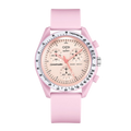 WristNexo Women's Colorful Silicone Quartz Watch – Large Dial Fashion Style