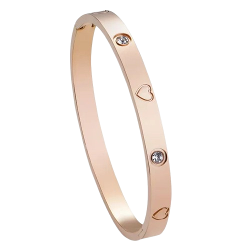 WristNexo Unisex Stainless Steel Bangle Bracelet – Elegant Couple Style
